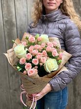 Букет цветов из:  Розы в Юрью