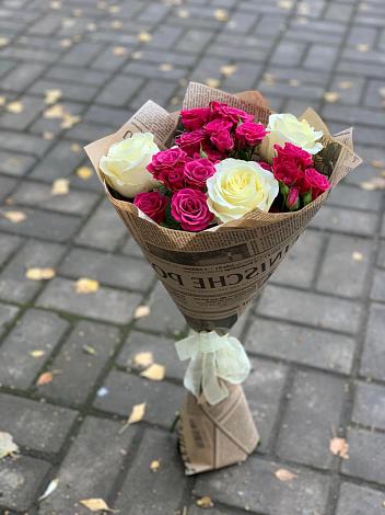 Букет цветов из: Розы в Юрью